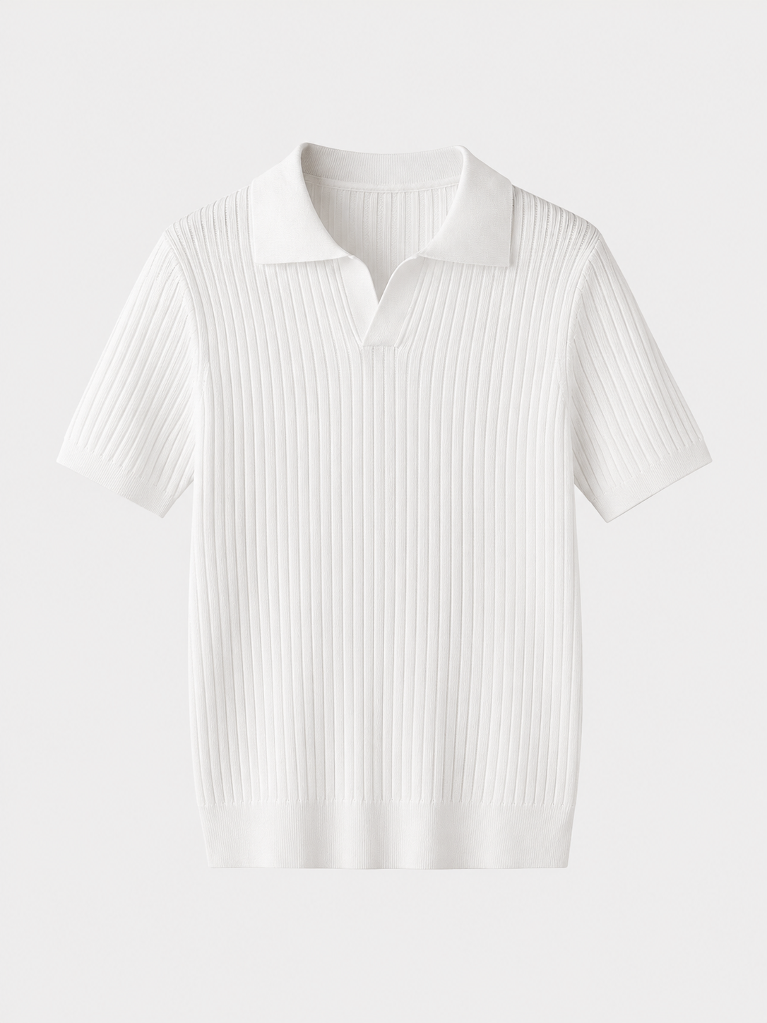 Textured Knit Polo