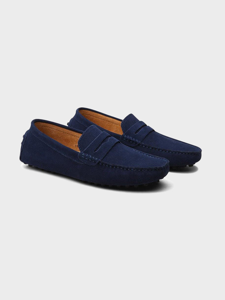 Lace-Trim Boat Loafers